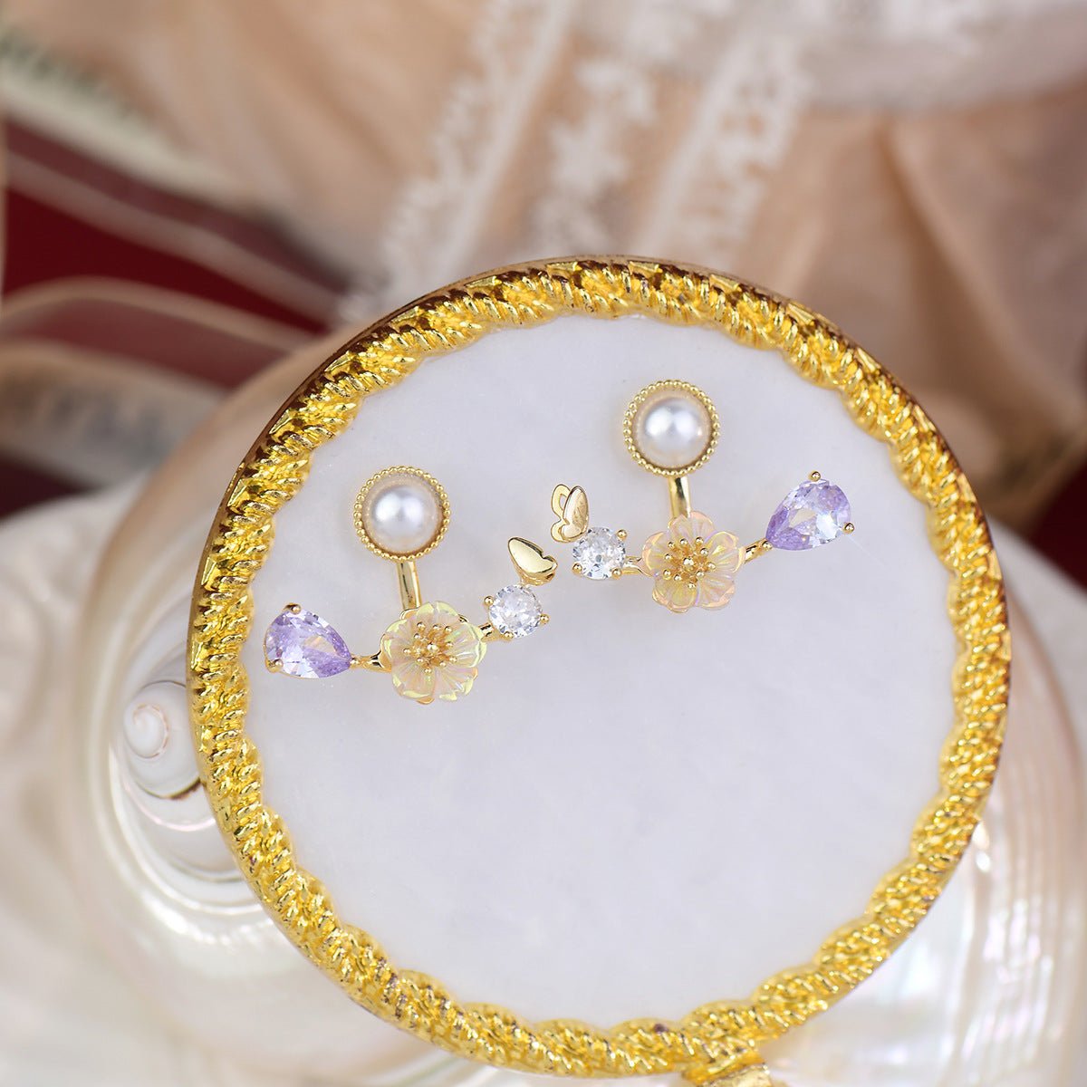 Christina Cherry Blossom Earrings