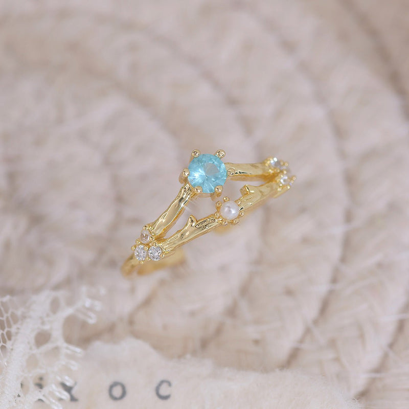 Cherry Blossom Ring Set