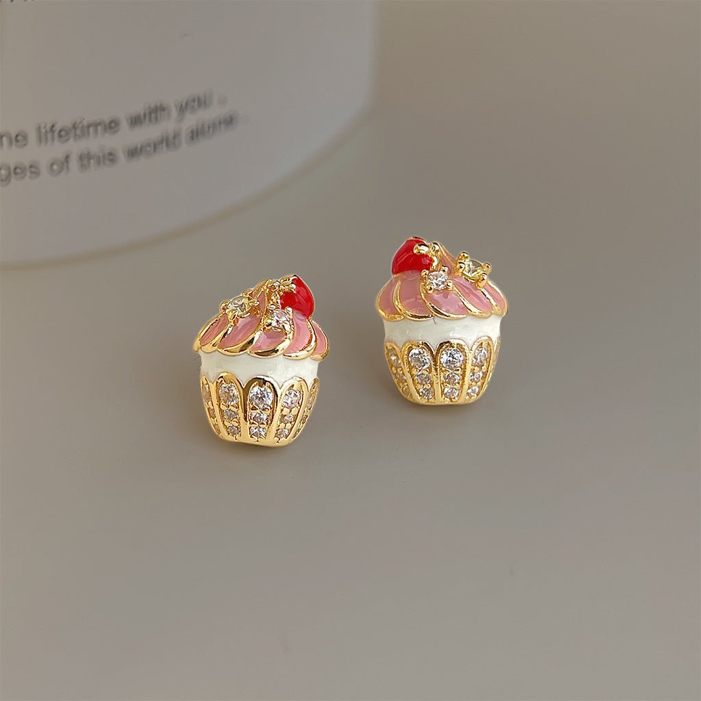 Cherry Cupcake Earrings