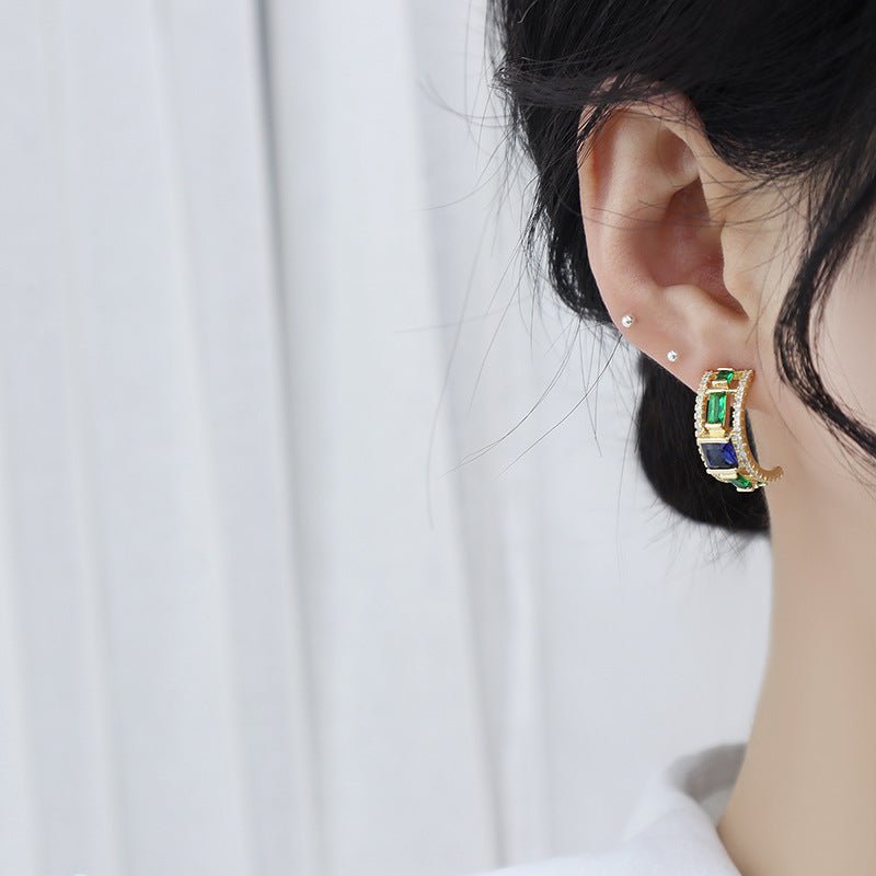 [] Gina Hoop Earrings