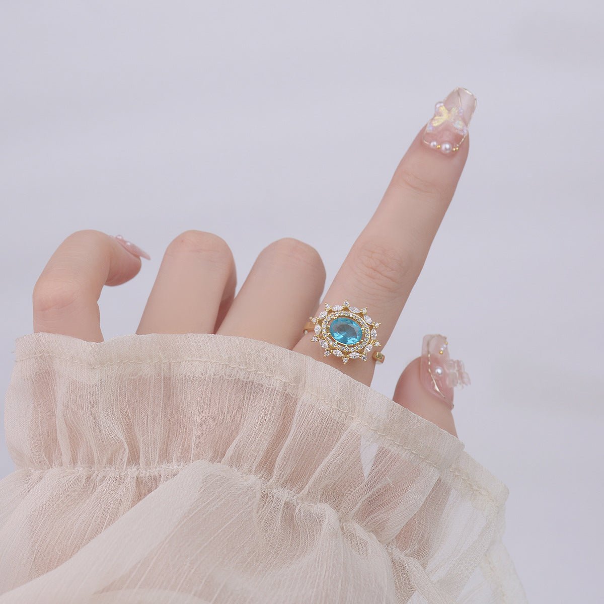 Marilyn Blue Gemstone Ring