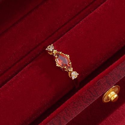 Crimson Lattice Ring