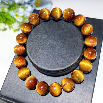 Crystal Healing Bracelet 4-14mm Mixed Stones Spiritual Protection