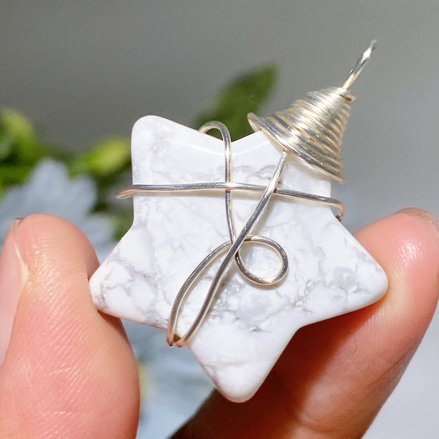 Crystal Star Pendant With Black Cord Necklace
