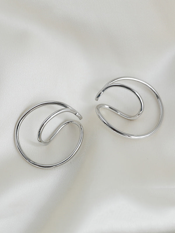 Irregular Color Twist Earrings