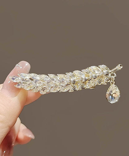 Crystal Ears of Wheat Duck Mouth Hairpin