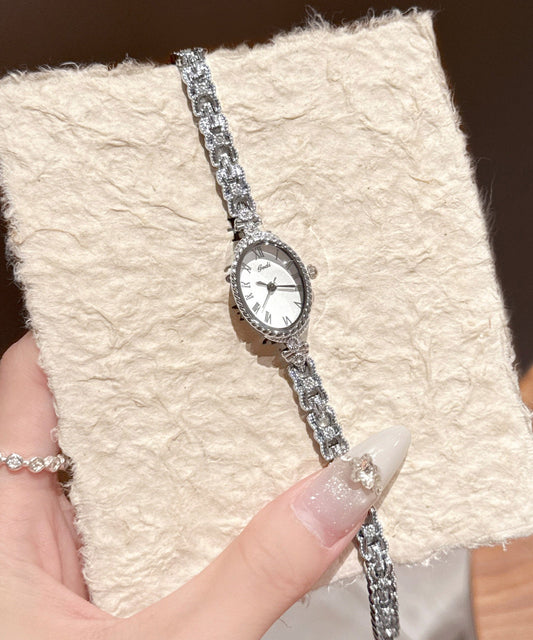 New Silk Alloy Zircon Quartz Movement Watches