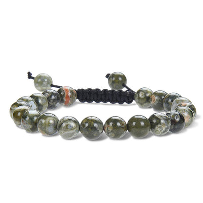 Adjustable Spiritual Healing Bracelet With Gemstone Beads