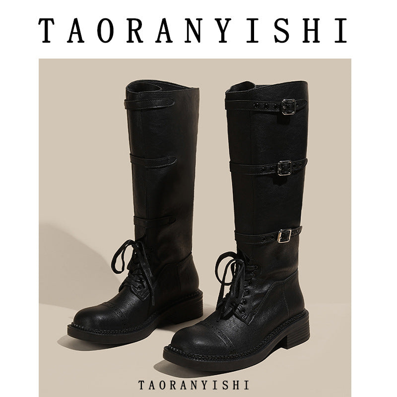 Home Catwalk British Martin Female Distressed Boots