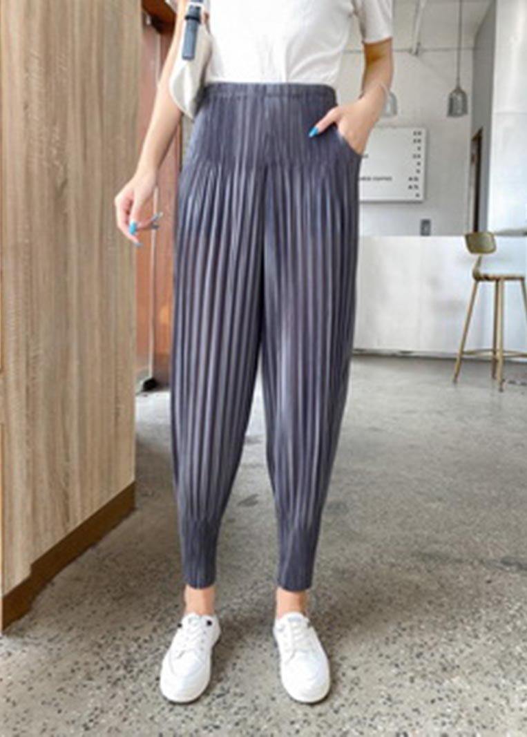 Loose Red Radish Trousers Elastic Waist Pants Summer