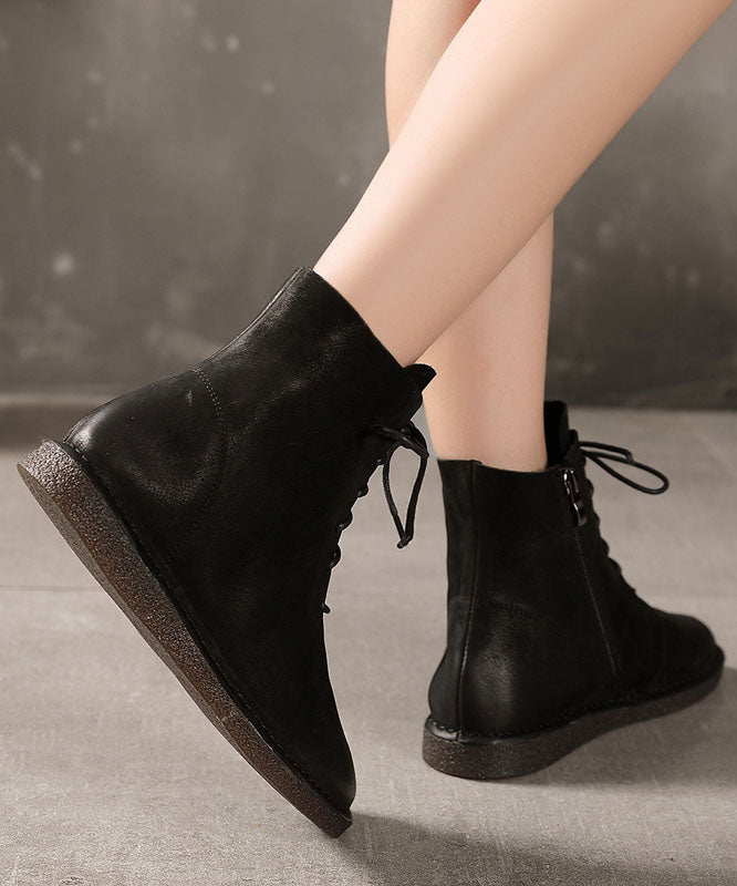 Chocolate Boots Suede Cross Strap Boots