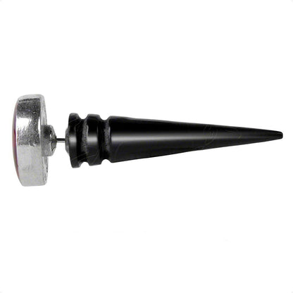 Doom Skull Faux Stretcher Stud Earring by Alchemy Gothic