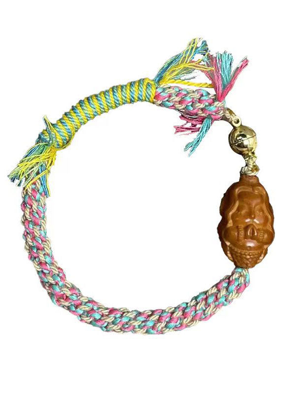 Rainbow Hand Knitting Mermaid Bracelet