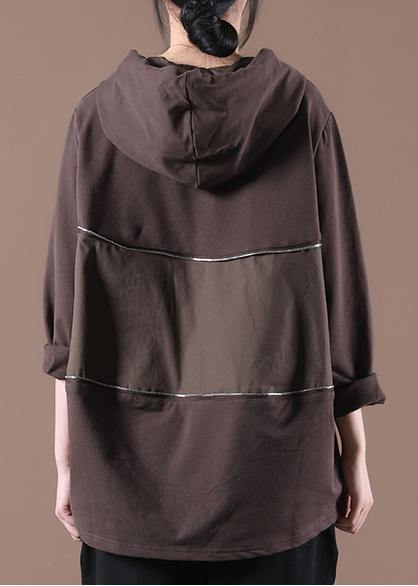 Club Chocolate Zippered Pullover