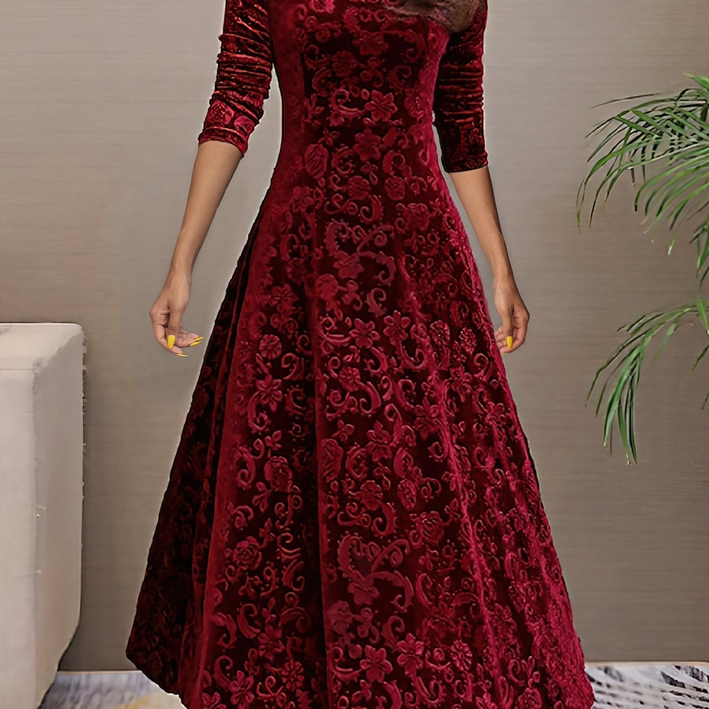 Nancy | Luxurious Holiday Dress