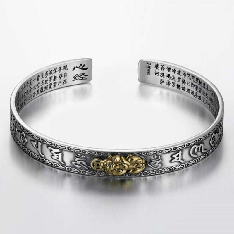 Buddha Stones Fengshui Lucky Pixiu Wealth Bracelet