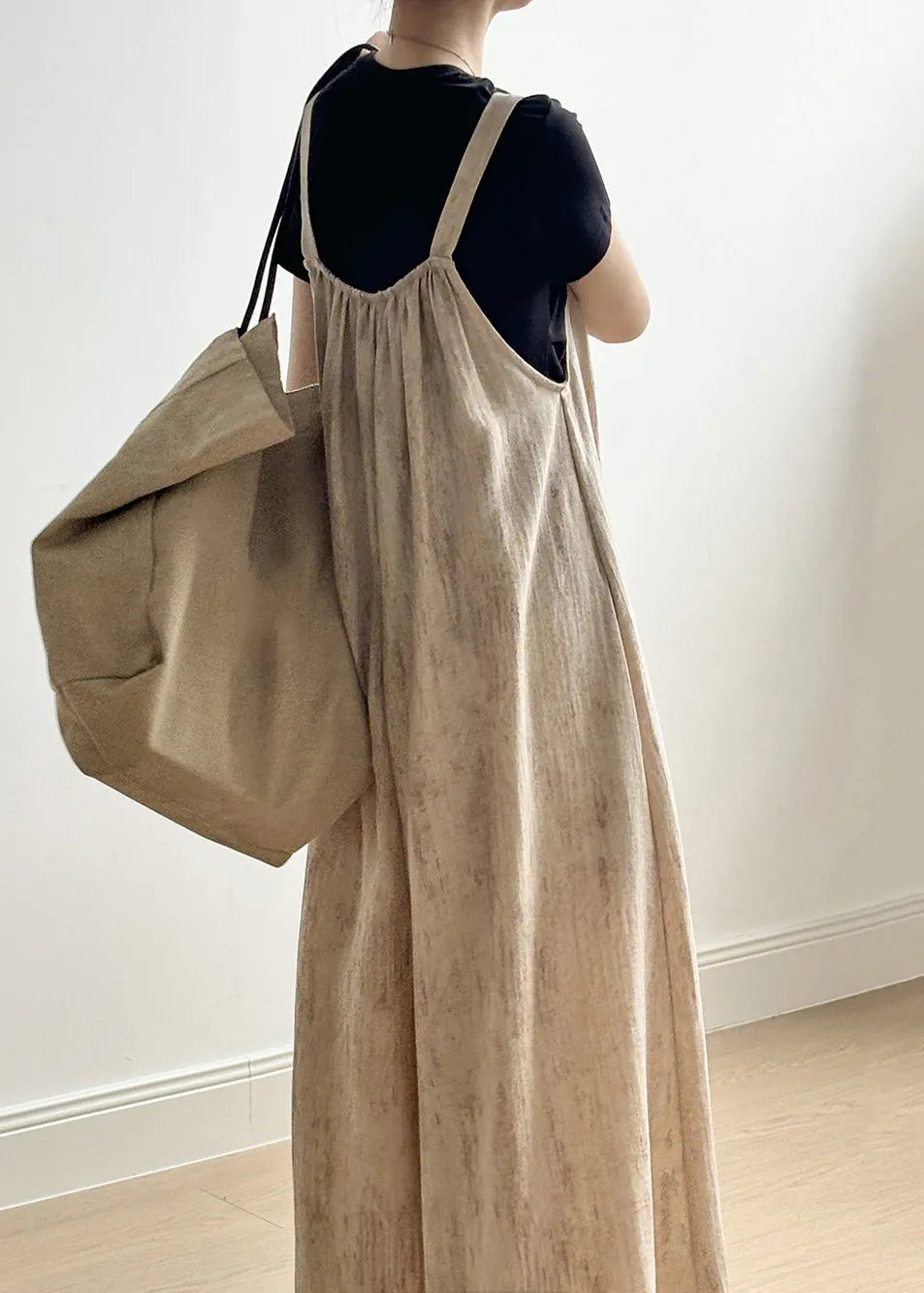 Light Khaki Pockets Jumpsuits Summer