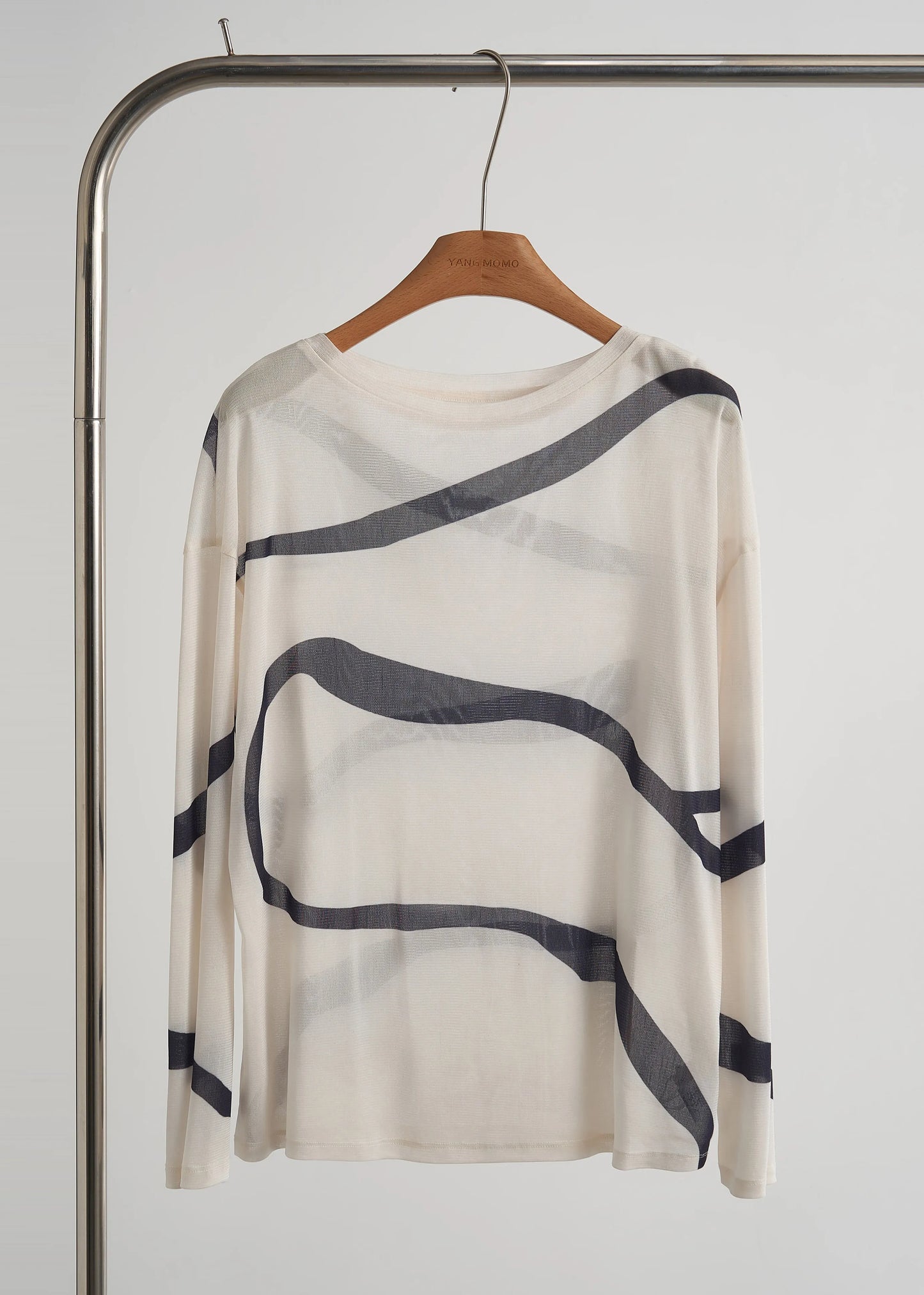 Boutique Apricot Striped Chiffon Two Piece Set Clothing Fall