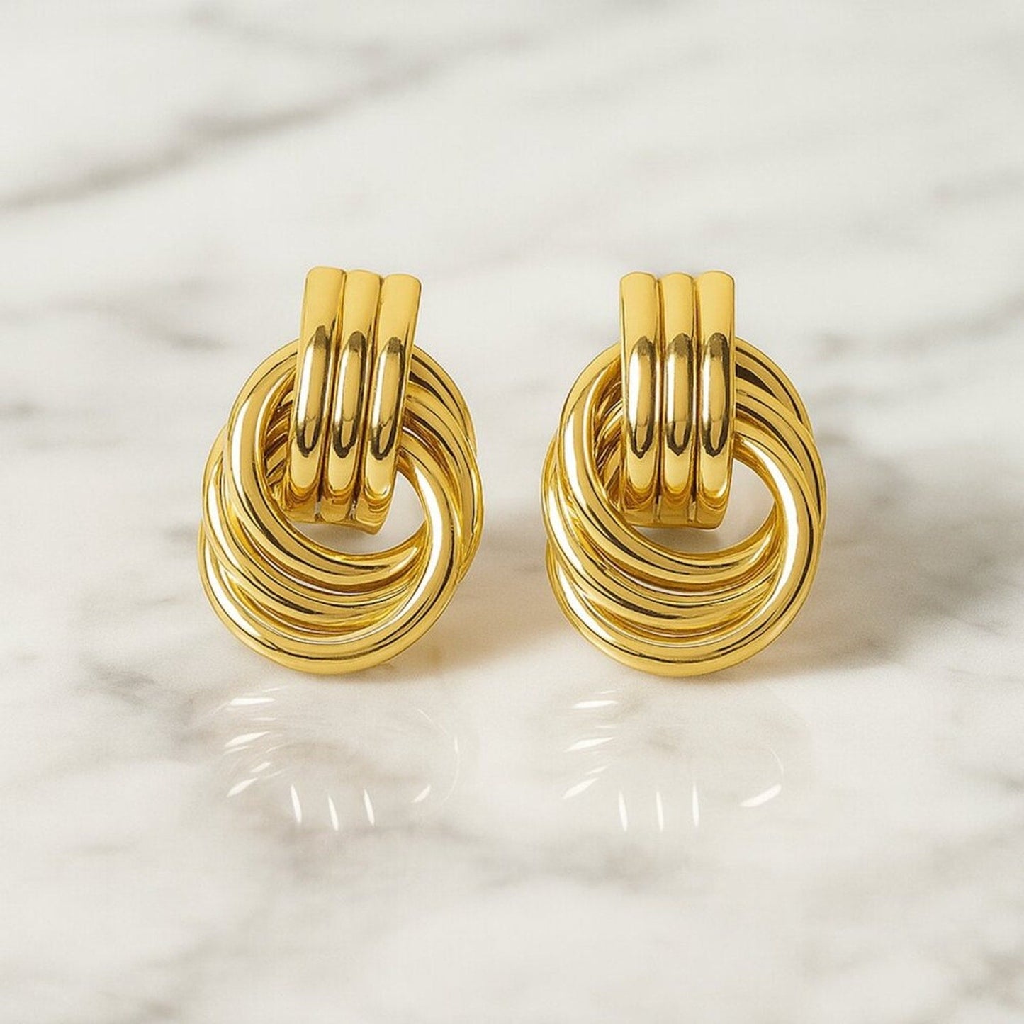 "adelle" Revolve Geometric 18k Earrings