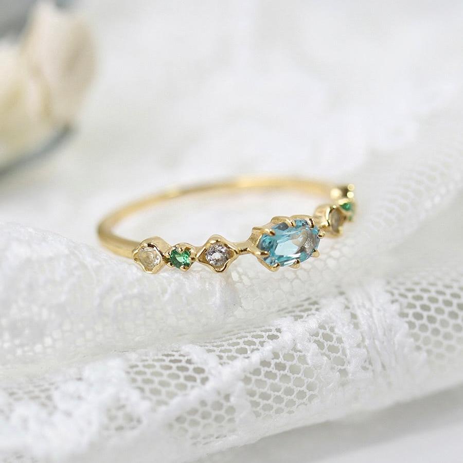 Elysian Aqua Ring
