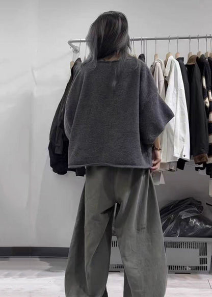 Oversized Cotton Overalls Two Piece Set Outfits Summer