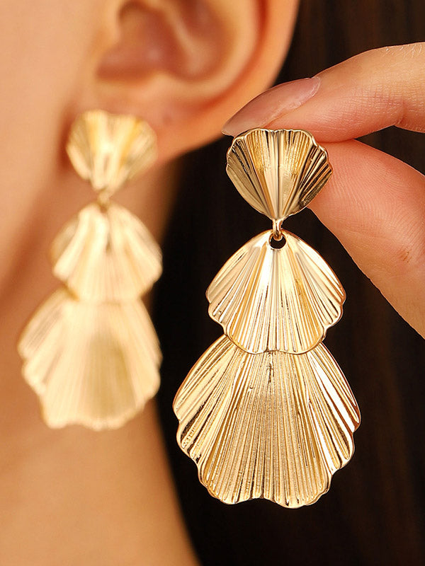 Geometric Color Drop Earrings