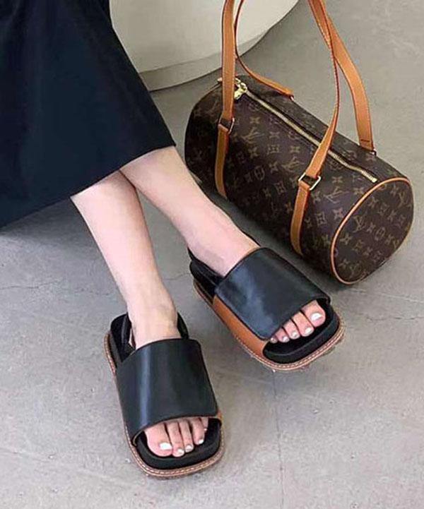 White Faux Leather Best Sandals for Walking Walking Sandals