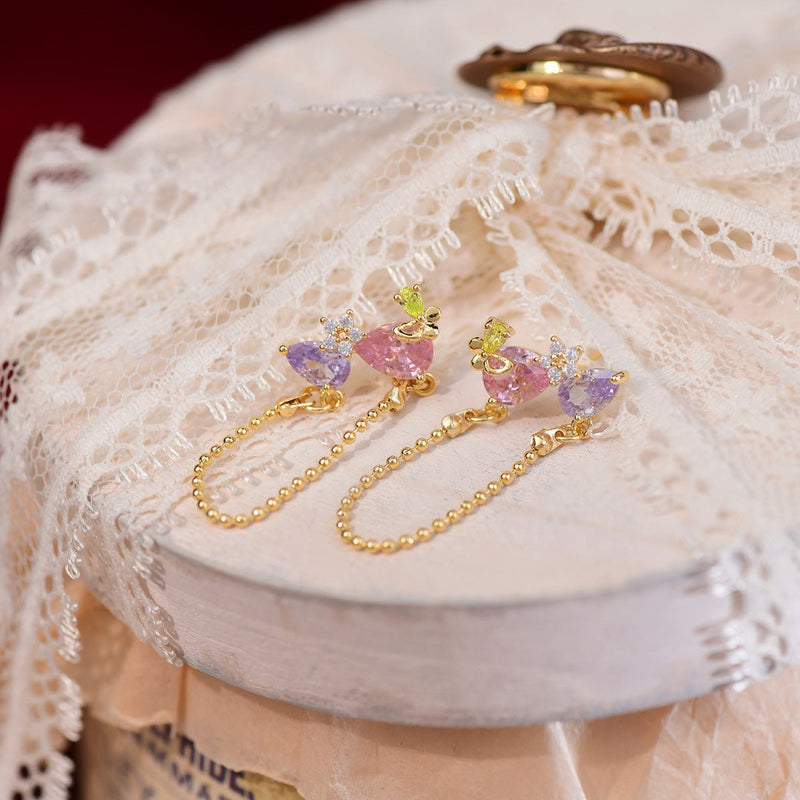 Brooklyn Flower Butterfly Earrings