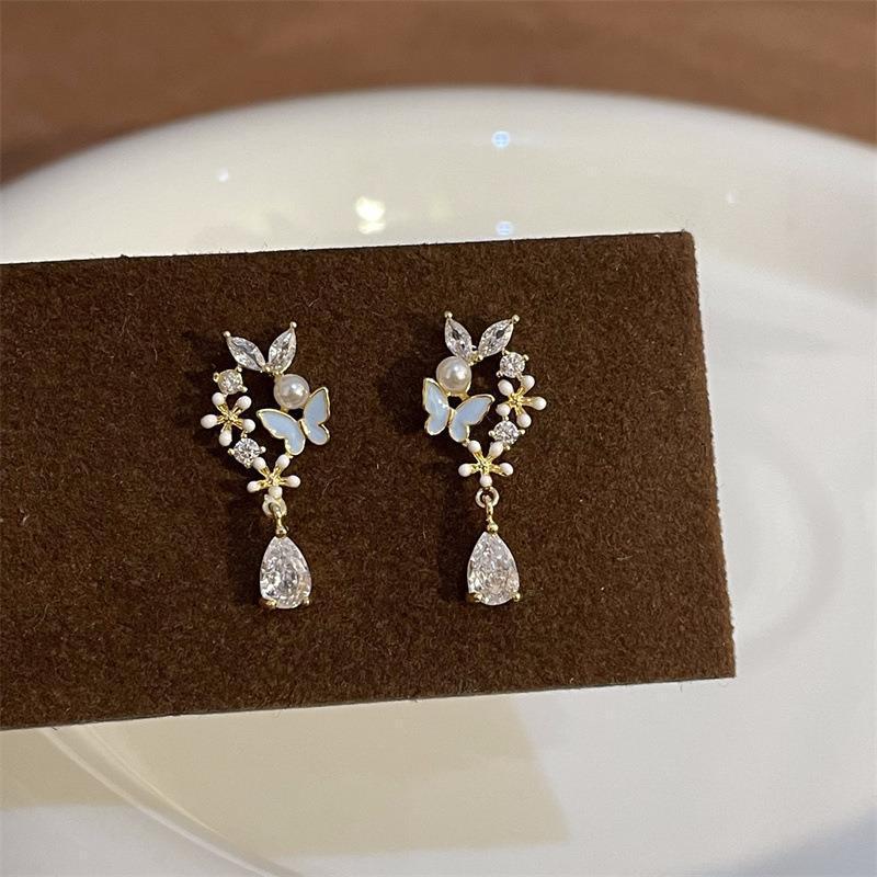 Melissa Flower Butterfly Earrings
