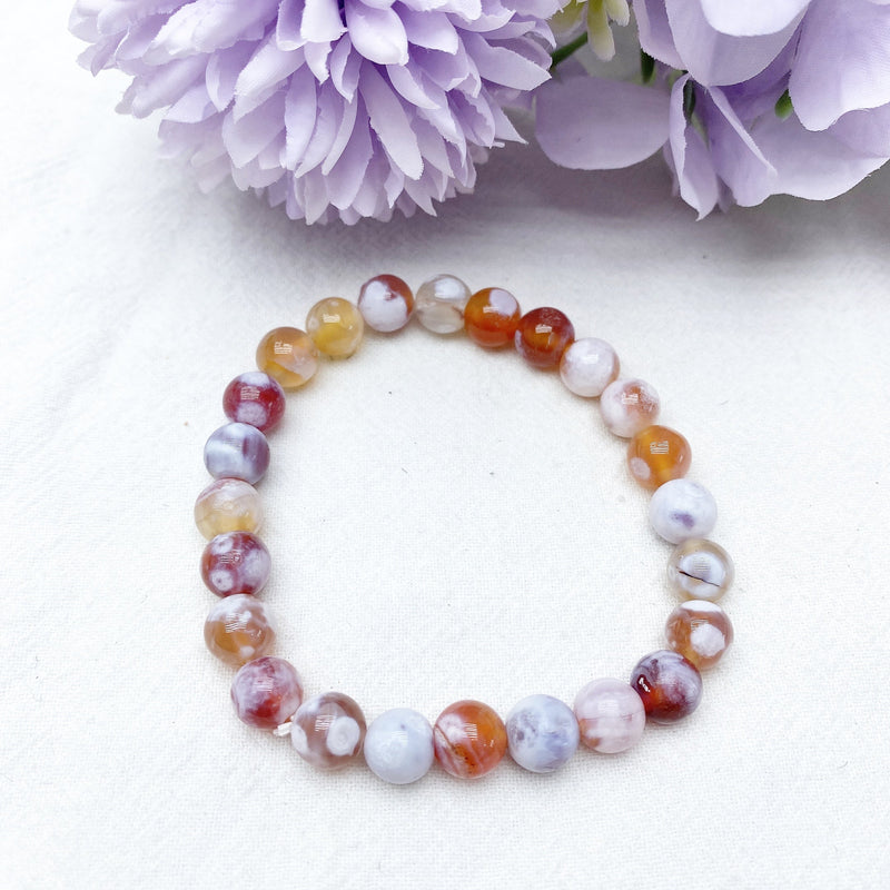 Galaxy Tiger Eye & Orca Onyx Chakra Bracelet 8mm