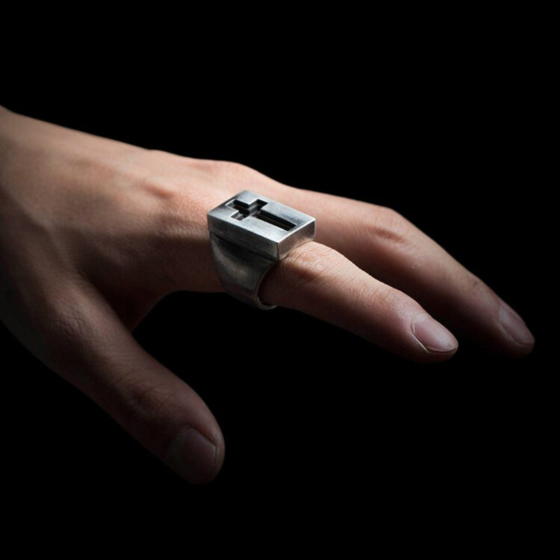 Gate of Heaven Cross Ring