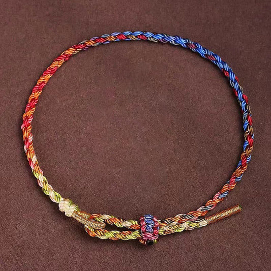 Handcrafted Colorful Rope Red String Bracelet for Luck & Protection