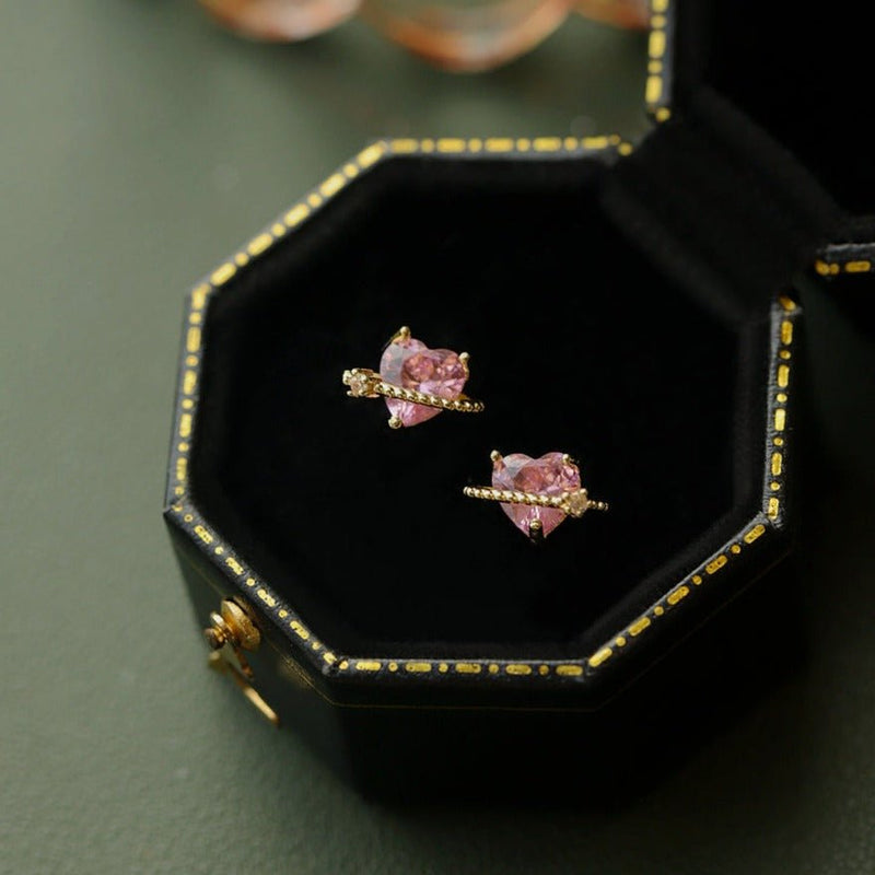 Marlene Heart Stud Earrings