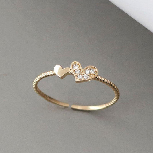 [sample ] Heart to Heart Ring