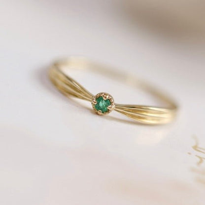Ilona Emerald Ring