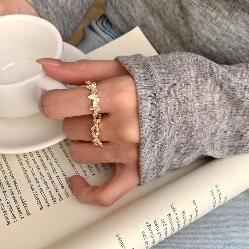 Lavender Bow Ring