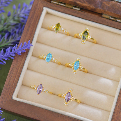 Lilac Astra Ring