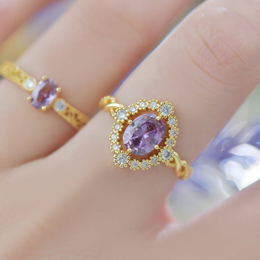 Lilac Laurel Ring