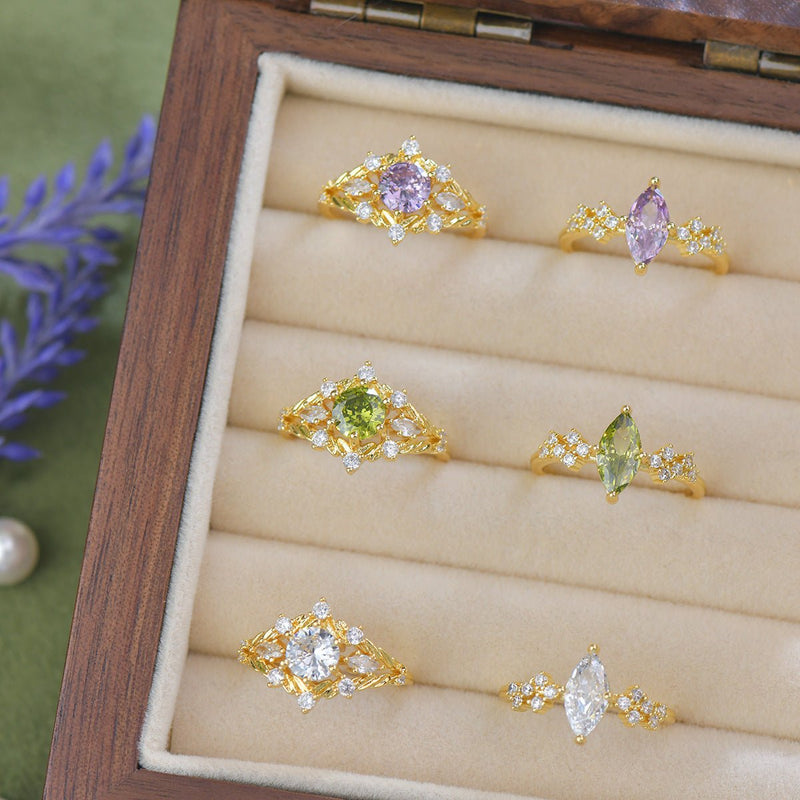 Lilac Veil Ring