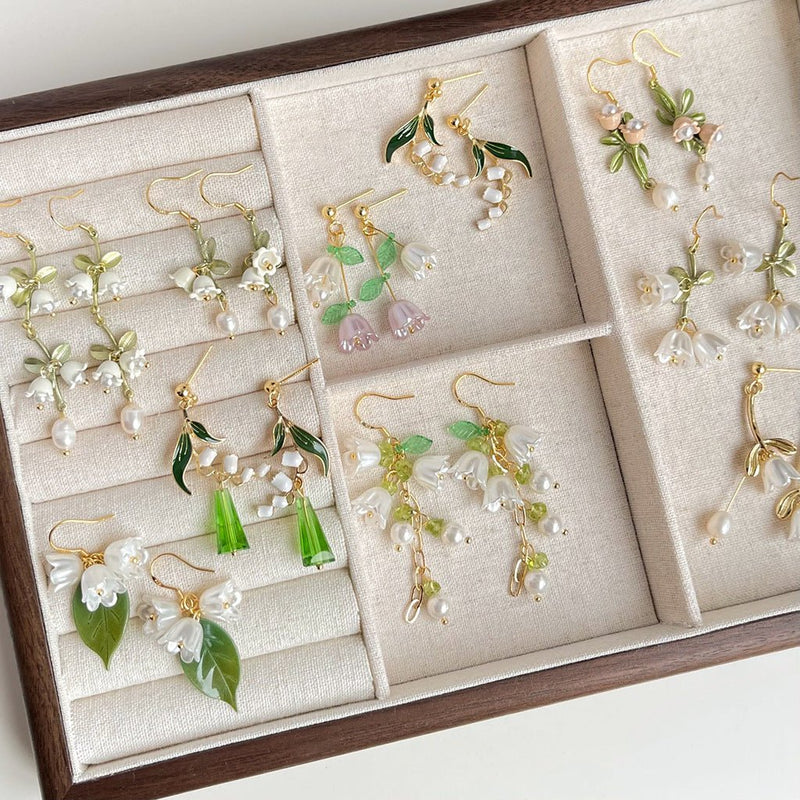 Lily of the Valley Earrings - Christy