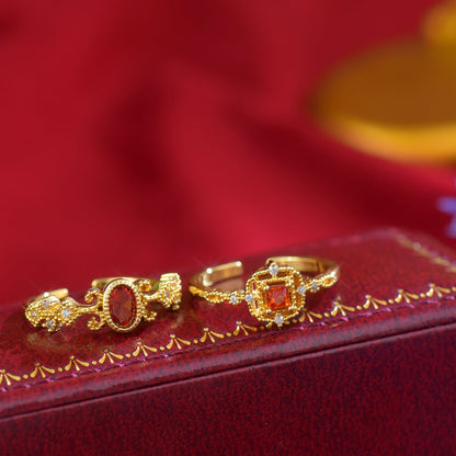 Lustre Ruby Ring