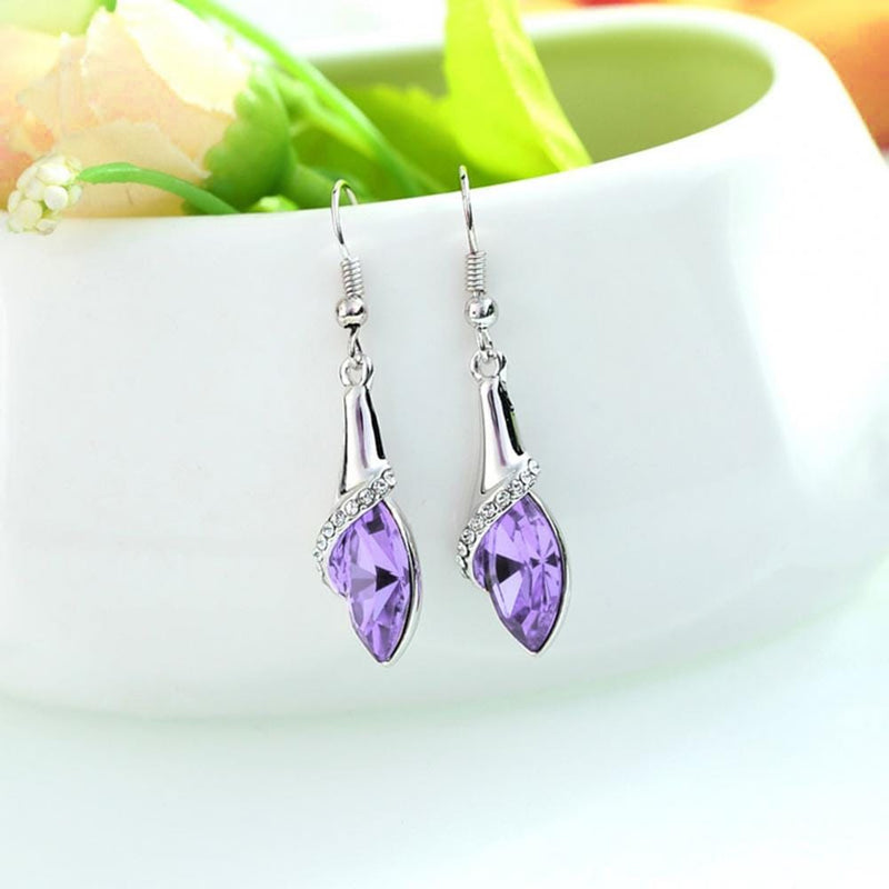 Mystic Cat’s Eye Dangle Earrings