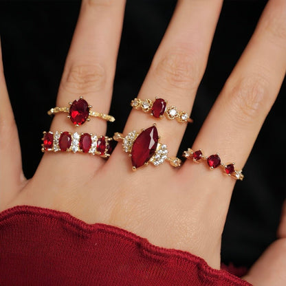 Marquise Ruby Ring