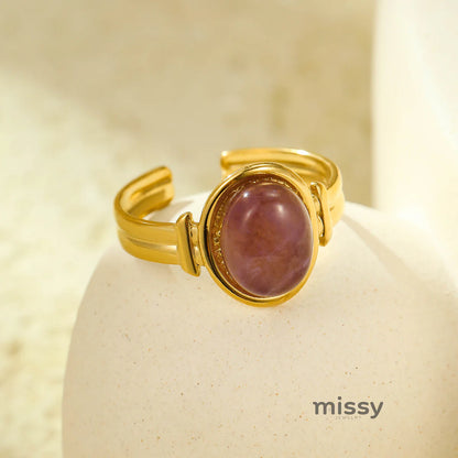 Brinlee Gemstone Open Ring