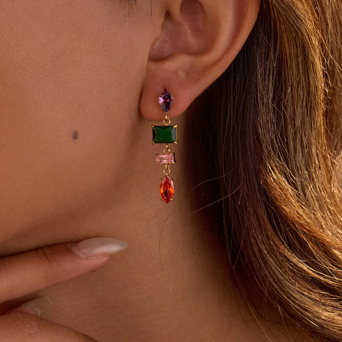 Cambri Luxe Geometric Earrings