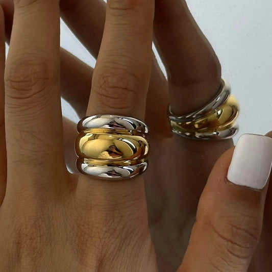 Karsen Two-tone Band Ring