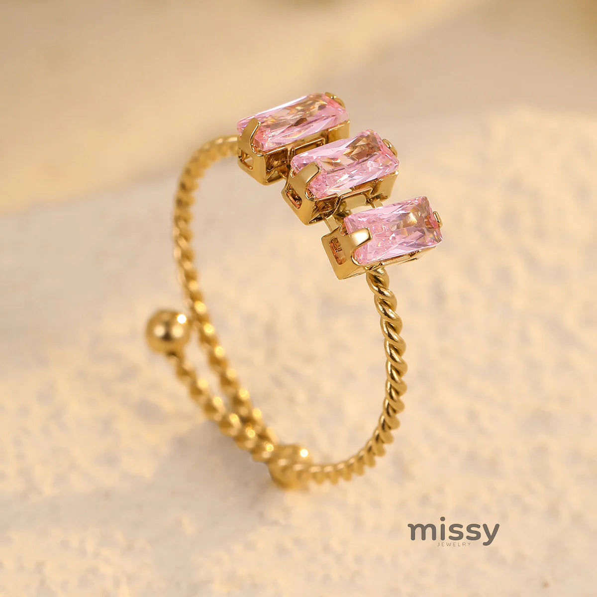 Karsyn Zircon Open Ring