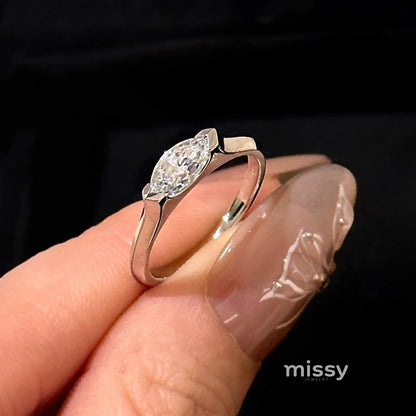 Leilanie Zircon Marquise Ring