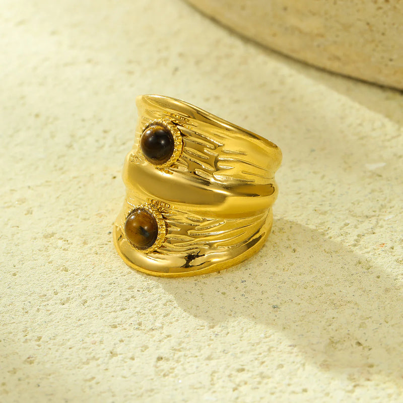 Marla Tiger Eye Statement Ring