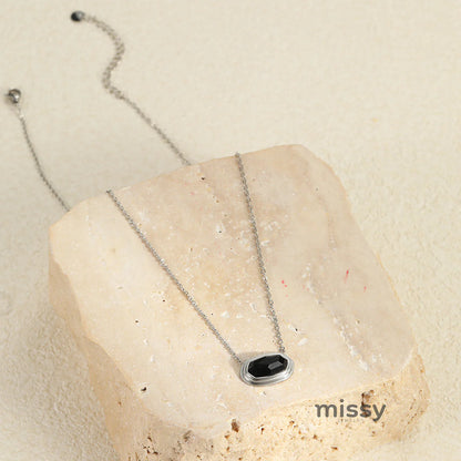 Solei Geometric Stone Necklace